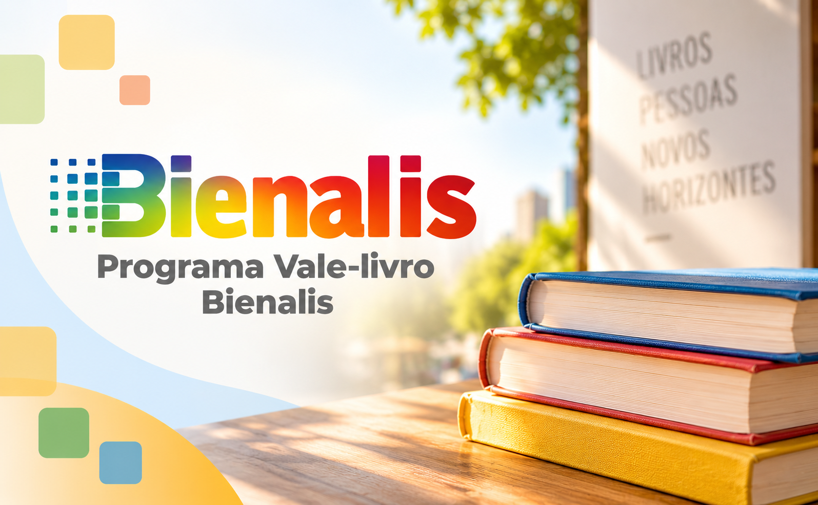 Programa Vale-livro Bienalis — livros, pessoas e novos horizontes